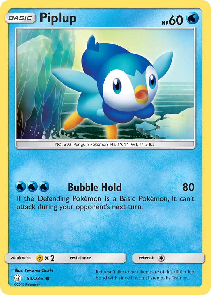 Piplup (54/236) [Sun & Moon: Cosmic Eclipse] - Card Brawlers | Quebec | Canada | Yu-Gi-Oh!