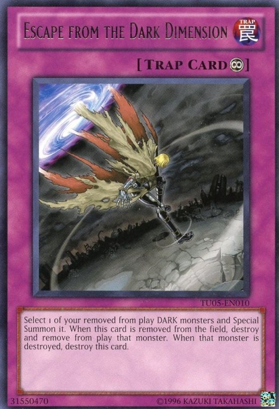 Escape from the Dark Dimension [TU05-EN010] Rare - Card Brawlers | Quebec | Canada | Yu-Gi-Oh!