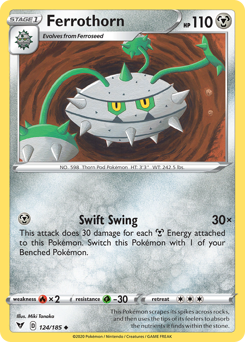 Ferrothorn (124/185) [Sword & Shield: Vivid Voltage] - Card Brawlers | Quebec | Canada | Yu-Gi-Oh!