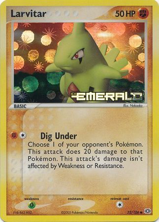 Larvitar (52/106) (Stamped) [EX: Emerald] - Card Brawlers | Quebec | Canada | Yu-Gi-Oh!