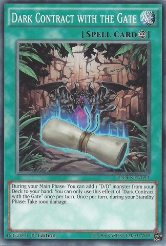 Dark Contract with the Gate [DOCS-EN093] Common - Card Brawlers | Quebec | Canada | Yu-Gi-Oh!