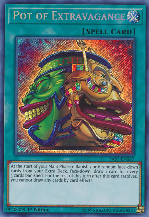 Pot of Extravagance [SAST-EN067] Secret Rare - Yu-Gi-Oh! - Card Brawlers | Quebec | Canada |