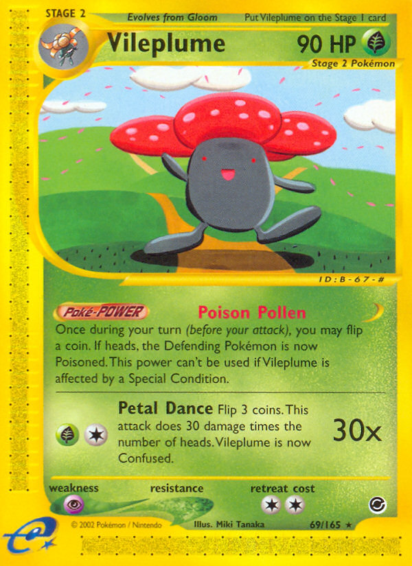 Vileplume (69/165) [Expedition: Base Set] - Card Brawlers | Quebec | Canada | Yu-Gi-Oh!