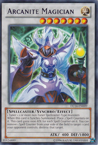 Arcanite Magician (Blue) [DL14-EN009] Rare - Card Brawlers | Quebec | Canada | Yu-Gi-Oh!