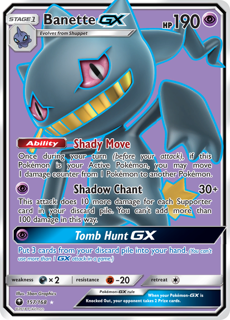 Banette GX (157/168) [Sun & Moon: Celestial Storm] - Card Brawlers | Quebec | Canada | Yu-Gi-Oh!