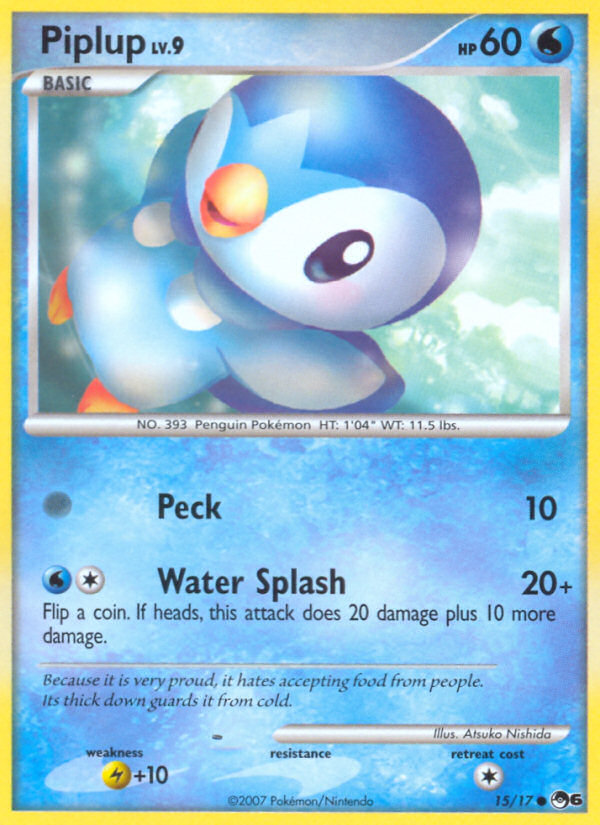 Piplup (15/17) [POP Series 6] - Card Brawlers | Quebec | Canada | Yu-Gi-Oh!
