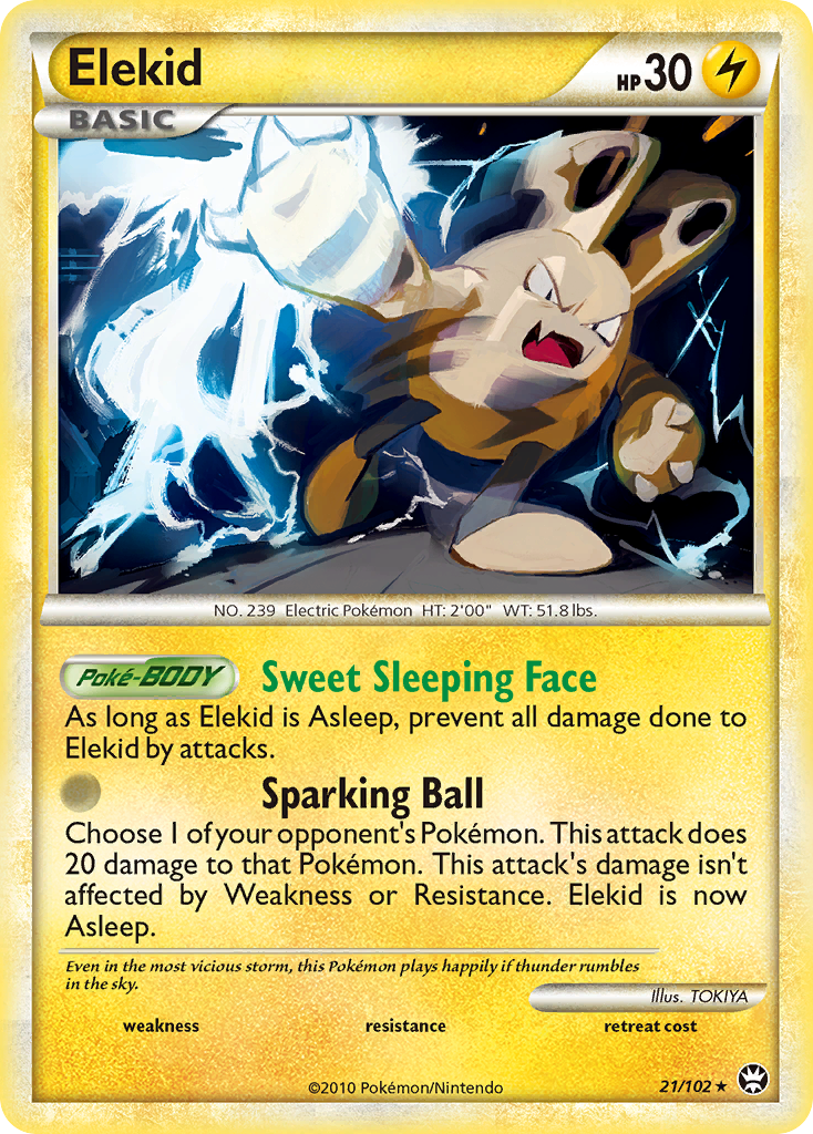 Elekid (21/102) [HeartGold & SoulSilver: Triumphant] - Card Brawlers | Quebec | Canada | Yu-Gi-Oh!