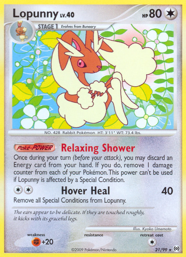 Lopunny (21/99) [Platinum: Arceus] - Card Brawlers | Quebec | Canada | Yu-Gi-Oh!