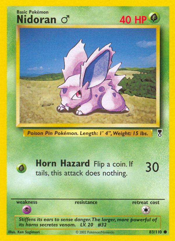 Nidoran (83/110) (Male) [Legendary Collection] - Card Brawlers | Quebec | Canada | Yu-Gi-Oh!