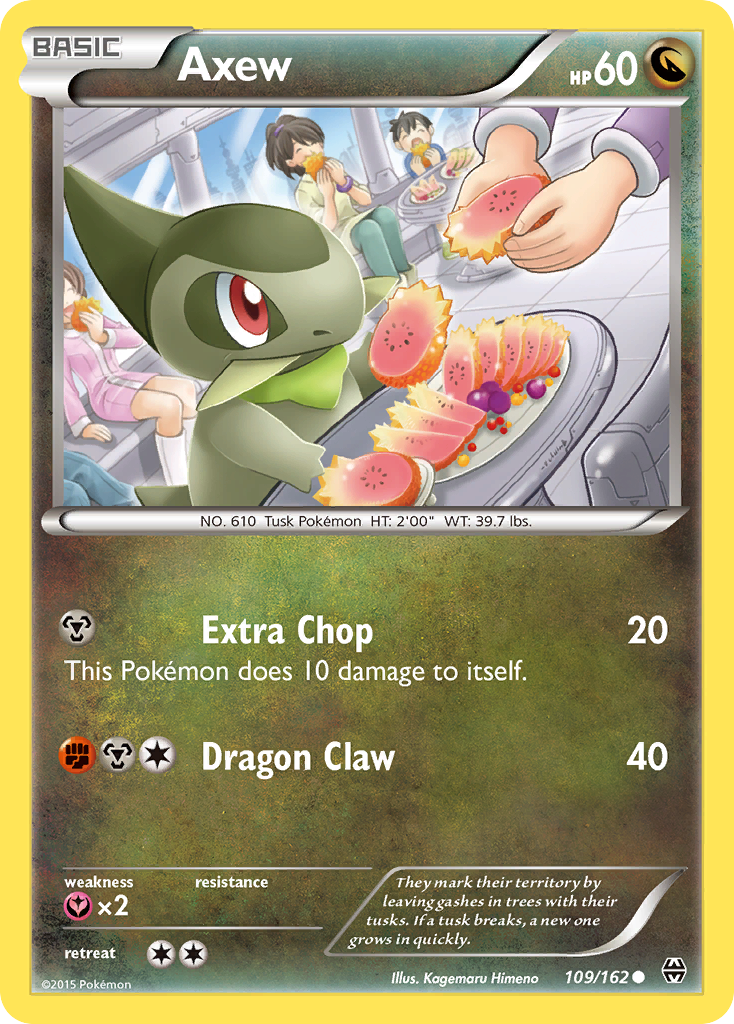 Axew (109/162) [XY: BREAKthrough] - Card Brawlers | Quebec | Canada | Yu-Gi-Oh!