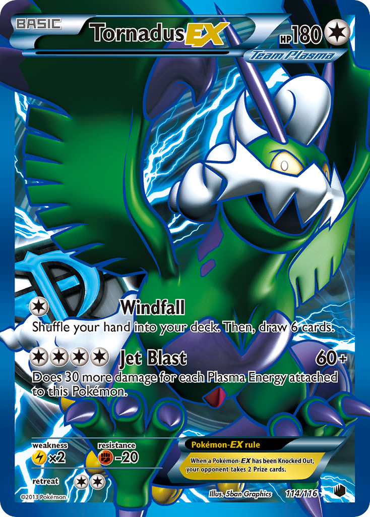 Tornadus EX (114/116) [Black & White: Plasma Freeze] - Card Brawlers | Quebec | Canada | Yu-Gi-Oh!
