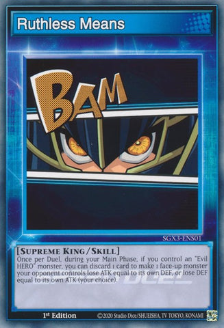 Ruthless Means [SGX3-ENS01] Common - Card Brawlers | Quebec | Canada | Yu-Gi-Oh!
