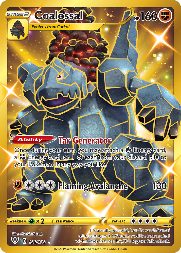 Coalossal (198/189) [Sword & Shield: Darkness Ablaze] - Card Brawlers | Quebec | Canada | Yu-Gi-Oh!