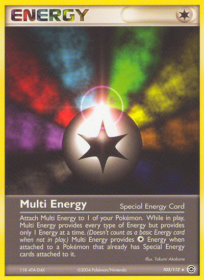 Multi Energy (103/112) [EX: FireRed & LeafGreen] - Card Brawlers | Quebec | Canada | Yu-Gi-Oh!