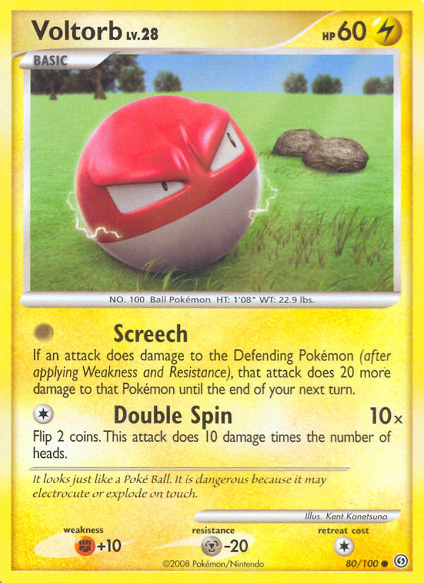 Voltorb (80/100) [Diamond & Pearl: Stormfront] - Card Brawlers | Quebec | Canada | Yu-Gi-Oh!