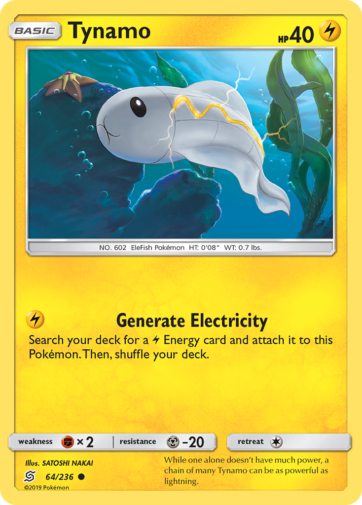 Tynamo (64/236) [Sun & Moon: Unified Minds] - Card Brawlers | Quebec | Canada | Yu-Gi-Oh!