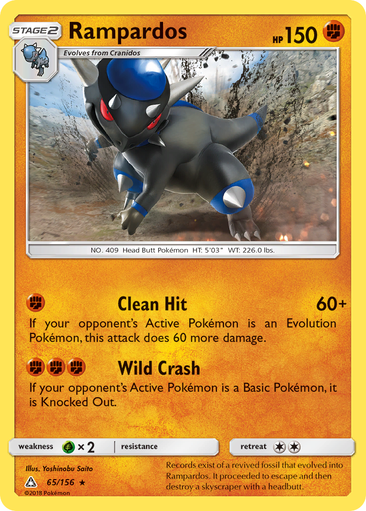Rampardos (65/156) [Sun & Moon: Ultra Prism] - Card Brawlers | Quebec | Canada | Yu-Gi-Oh!