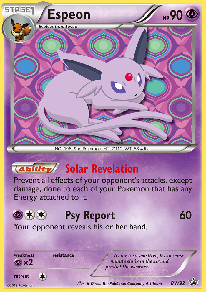 Espeon (BW92) [Black & White: Black Star Promos] - Card Brawlers | Quebec | Canada | Yu-Gi-Oh!