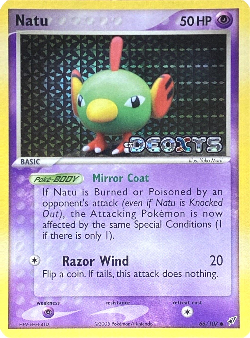 Natu (66/107) (Stamped) [EX: Deoxys] - Card Brawlers | Quebec | Canada | Yu-Gi-Oh!