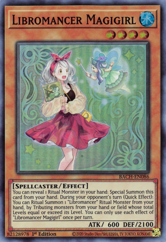 Libromancer Magigirl [BACH-EN086] Super Rare - Card Brawlers | Quebec | Canada | Yu-Gi-Oh!