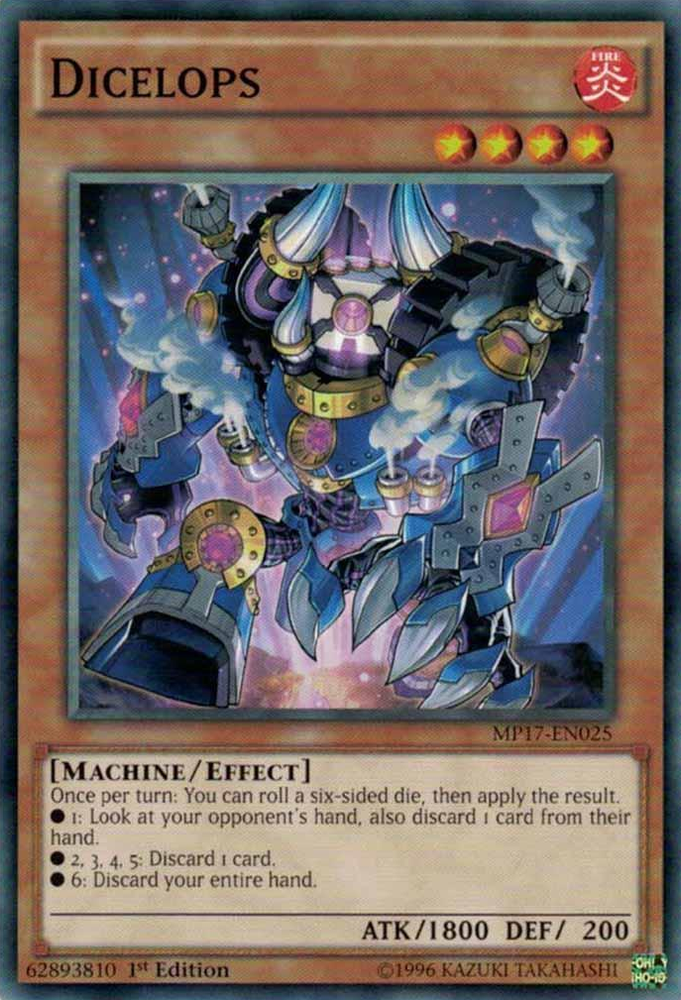 Dicelops [MP17-EN025] Common - Yu-Gi-Oh! - Card Brawlers | Quebec | Canada |