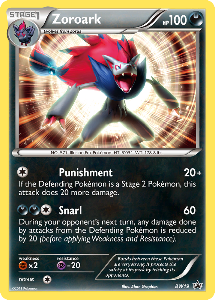 Zoroark (BW19) [Black & White: Black Star Promos] - Card Brawlers | Quebec | Canada | Yu-Gi-Oh!