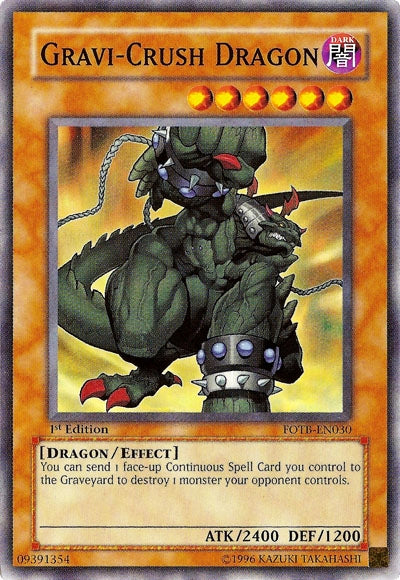 Gravi-Crush Dragon [FOTB-EN030] Common - Card Brawlers | Quebec | Canada | Yu-Gi-Oh!