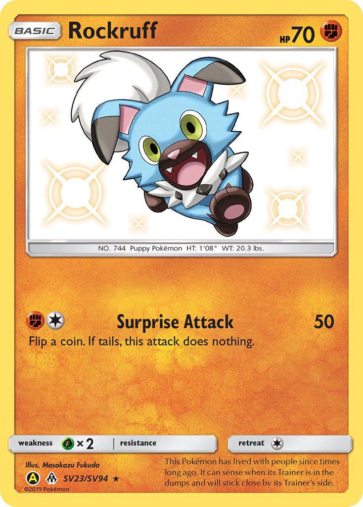 Rockruff (SV23/SV94) [Sun & Moon: Hidden Fates - Shiny Vault] - Card Brawlers | Quebec | Canada | Yu-Gi-Oh!