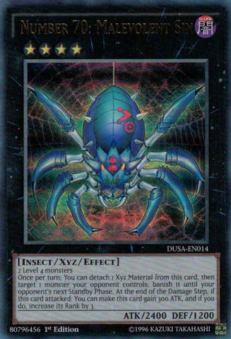 Number 70: Malevolent Sin [DUSA-EN014] Ultra Rare - Yu-Gi-Oh! - Card Brawlers | Quebec | Canada |