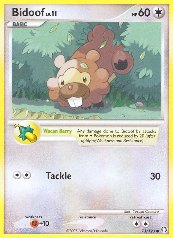 Bidoof (73/123) [Diamond & Pearl: Mysterious Treasures] - Card Brawlers | Quebec | Canada | Yu-Gi-Oh!