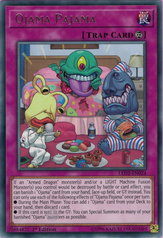 Ojama Pajama [LED2-EN024] Rare - Yu-Gi-Oh! - Card Brawlers | Quebec | Canada |