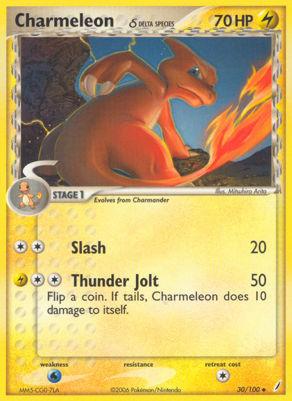 Charmeleon (30/100) (Delta Species) [EX: Crystal Guardians] - Card Brawlers | Quebec | Canada | Yu-Gi-Oh!