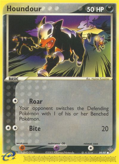 Houndour (59/97) [EX: Dragon] - Card Brawlers | Quebec | Canada | Yu-Gi-Oh!