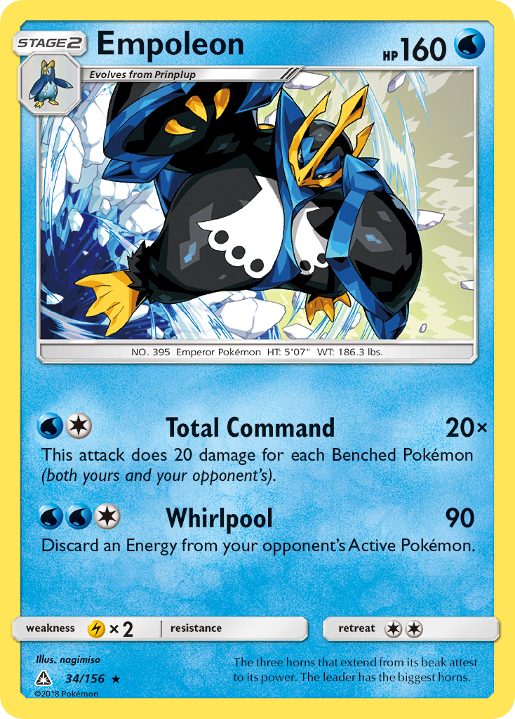 Empoleon (34/156) [Sun & Moon: Ultra Prism] - Card Brawlers | Quebec | Canada | Yu-Gi-Oh!