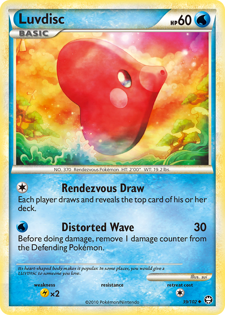 Luvdisc (39/102) [HeartGold & SoulSilver: Triumphant] - Card Brawlers | Quebec | Canada | Yu-Gi-Oh!