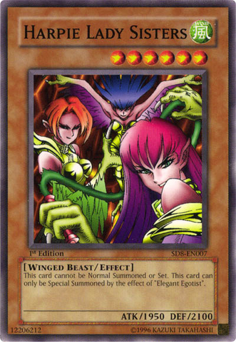 Harpie Lady Sisters [SD8-EN007] Common - Card Brawlers | Quebec | Canada | Yu-Gi-Oh!