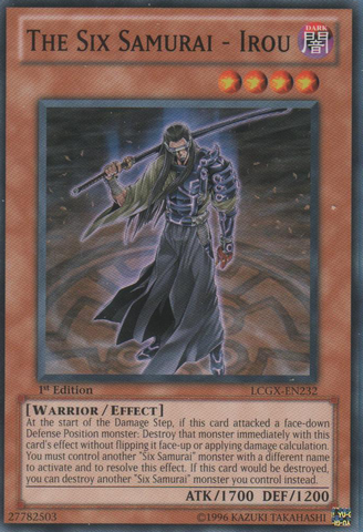 The Six Samurai - Irou [LCGX-EN232] Common - Card Brawlers | Quebec | Canada | Yu-Gi-Oh!