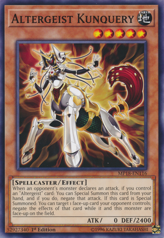 Altergeist Kunquery [MP18-EN116] Common - Card Brawlers | Quebec | Canada | Yu-Gi-Oh!