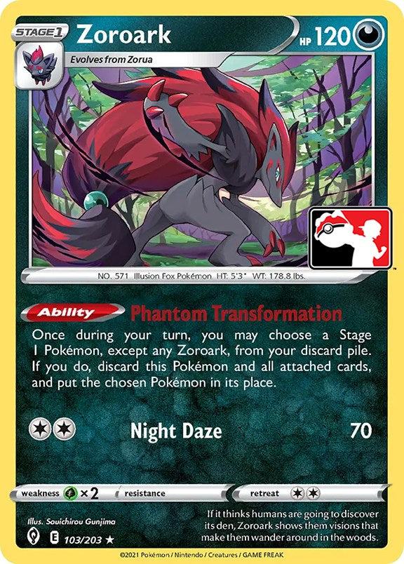 Zoroark (103/203) [Prize Pack Series One] - Card Brawlers | Quebec | Canada | Yu-Gi-Oh!