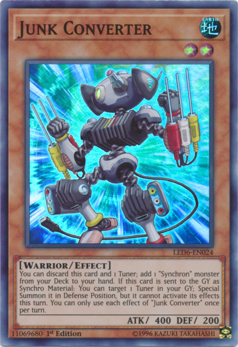 Junk Converter [LED6-EN024] Super Rare - Card Brawlers | Quebec | Canada | Yu-Gi-Oh!