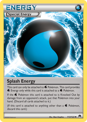 Splash Energy (113/122) [XY: BREAKpoint] - Card Brawlers | Quebec | Canada | Yu-Gi-Oh!