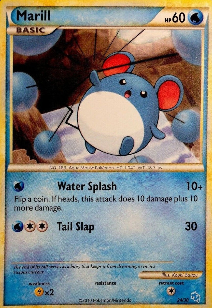 Marill (24/30) [HeartGold & SoulSilver: Trainer Kit - Gyarados] - Card Brawlers | Quebec | Canada | Yu-Gi-Oh!
