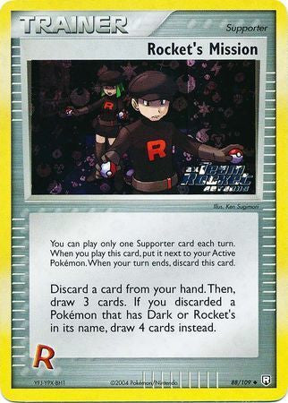 Rocket's Mission (88/109) (Stamped) [EX: Team Rocket Returns] - Card Brawlers | Quebec | Canada | Yu-Gi-Oh!