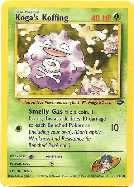 Koga's Koffing (79/132) [Gym Challenge Unlimited] - Card Brawlers | Quebec | Canada | Yu-Gi-Oh!