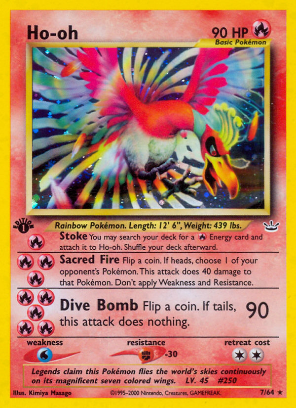 Ho-oh (7/64) [Neo Revelation 1st Edition] - Card Brawlers | Quebec | Canada | Yu-Gi-Oh!