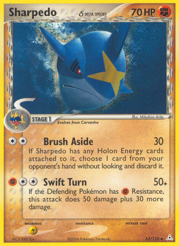 Sharpedo (53/110) (Delta Species) [EX: Holon Phantoms] - Card Brawlers | Quebec | Canada | Yu-Gi-Oh!