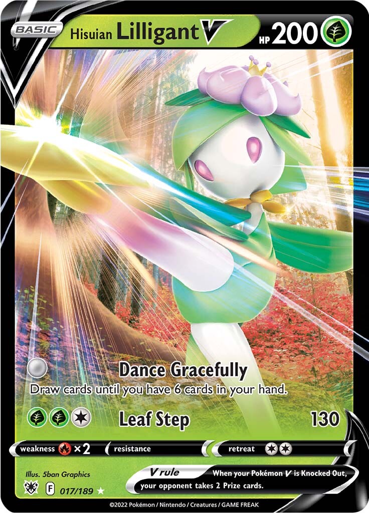 Hisuian Lilligant V (017/189) [Sword & Shield: Astral Radiance] - Card Brawlers | Quebec | Canada | Yu-Gi-Oh!