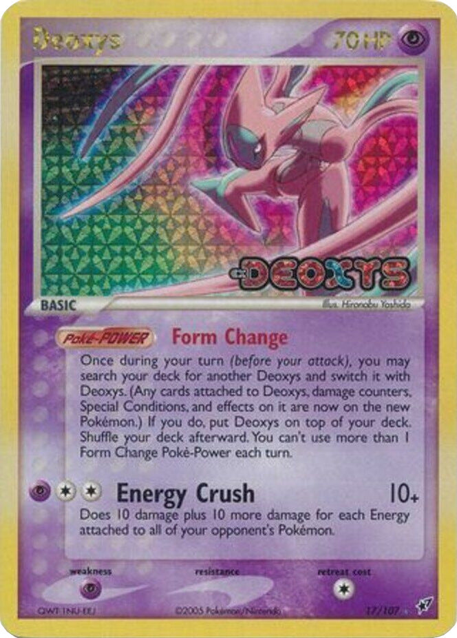 Deoxys (17/107) (Stamped) [EX: Deoxys] - Card Brawlers | Quebec | Canada | Yu-Gi-Oh!