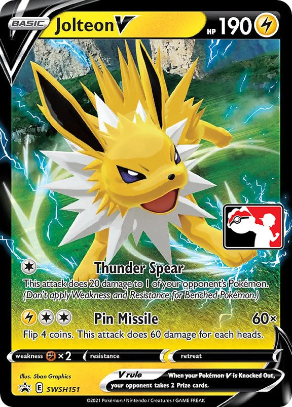 Jolteon V (SWSH151) [Prize Pack Series One] - Card Brawlers | Quebec | Canada | Yu-Gi-Oh!