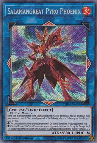 Salamangreat Pyro Phoenix [CHIM-EN039] Secret Rare - Card Brawlers | Quebec | Canada | Yu-Gi-Oh!